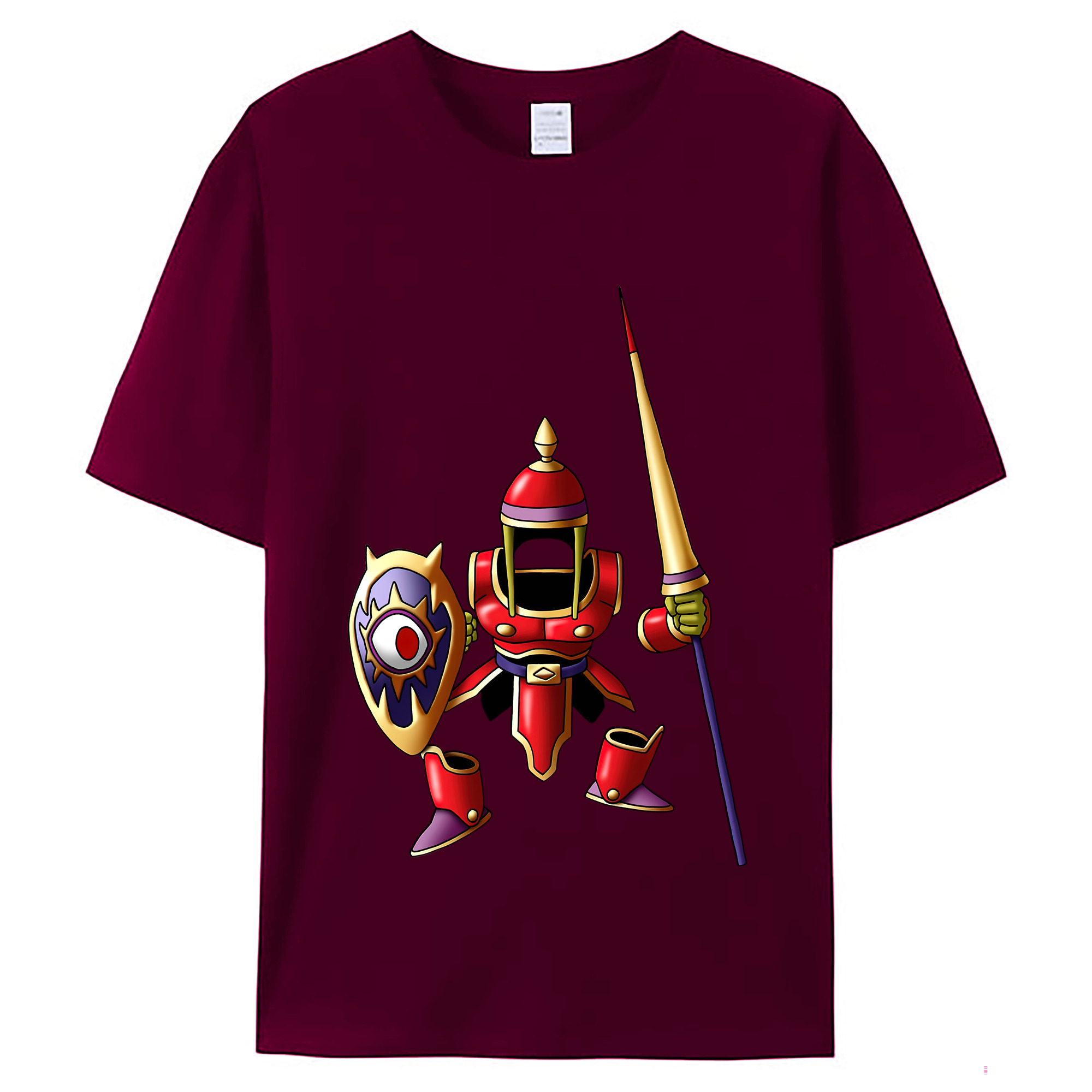 （画像用） ドラゴンクエスト Doragon Kuesuto Dragon Quest レディースカジュアルプリントTシャツ（綿100％）